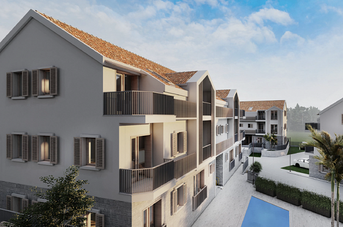 Apartments for sale in Risan in a new complex near the sea